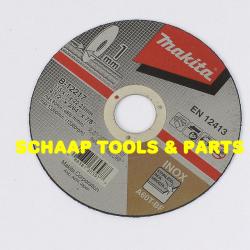 Doorslijpschijf 115 x 1,0 mm asgat 22,23 mm RVS per stuk | B-12217 